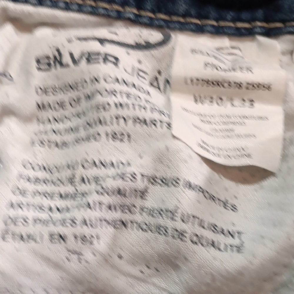 Womens Silver Y2K Jeans Blue Flare & Wide Leg Denim Distressed - Picture 12 of 13